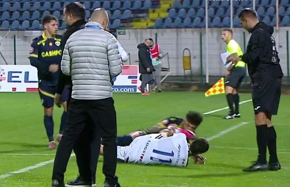 Decizie de neînțeles la Botoșani: talpă în față sub ochii arbitrului, dar nu a fost eliminat!