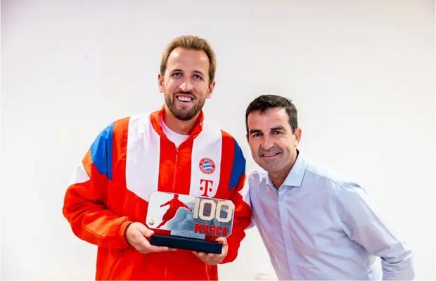 Un altfel de „Balon de Aur”: Harry Kane a câștigat trofeul „Marca 100” în fața lui Yamal și Mbappé