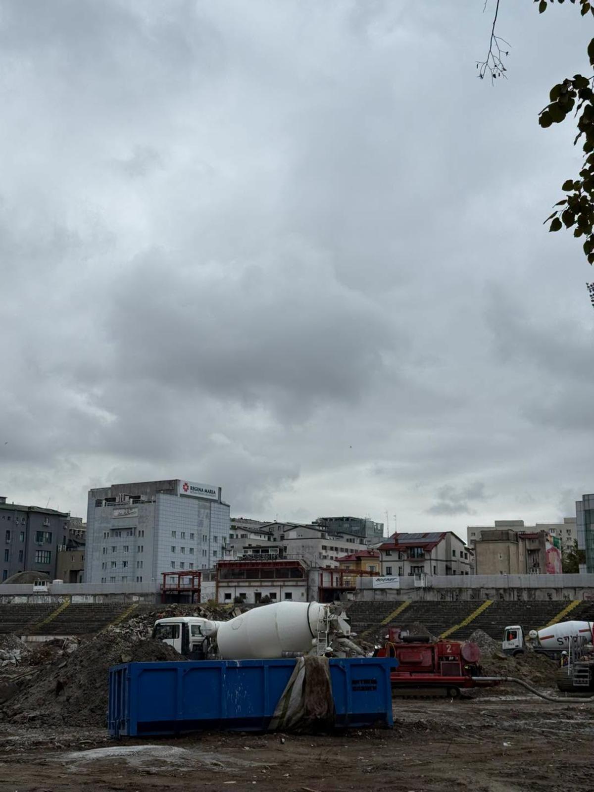 Detalii și imagini la zi de pe șantierul stadionului Dinamo: „O etapă foarte importantă”
