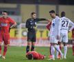 Gaz Metan - FCSB. Crețu a cedat în startul meciului! S-a dus glonț la asistent: „Ce «hei, hei»?! P*** mea!”