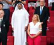 Nancy Faeser, Ministrul de Interne al Germaniei, cu banderola „One Love” lângă Infantino, foto: Imago