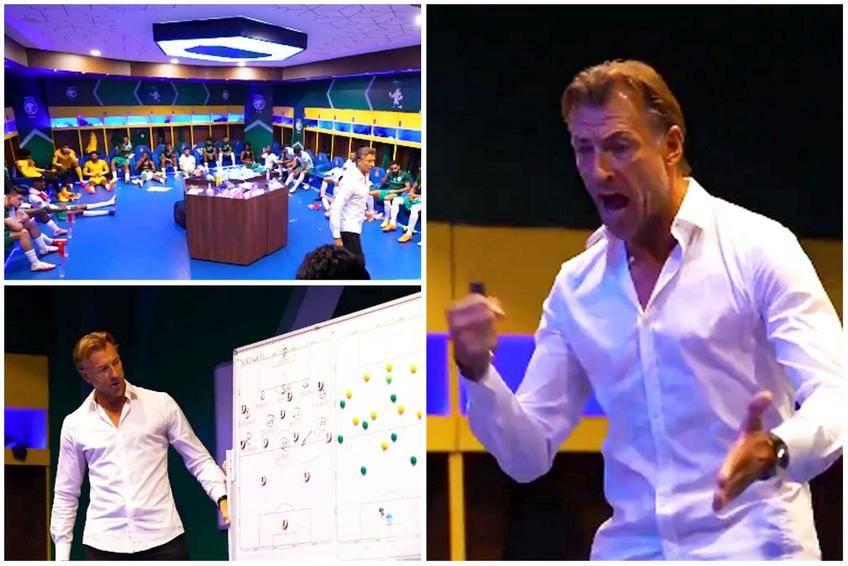 Discurs pasionant al lui Herve Renard la pauza meciului Argentina - Arabia Saudită