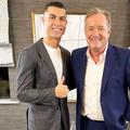 Cristiano Ronaldo, alături de Piers Morgan // sursă foto: Instagram @ piersmorgan