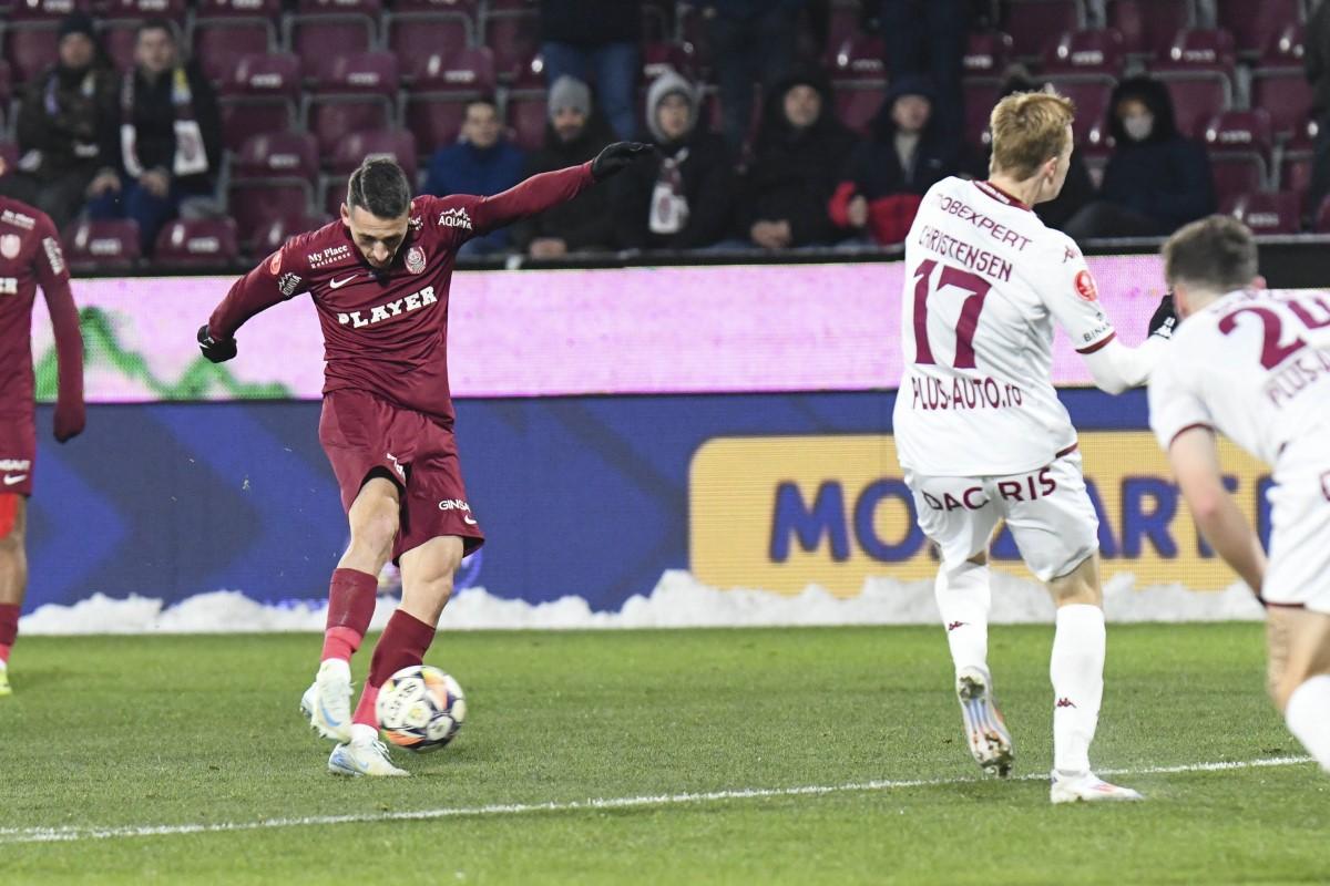 CFR Cluj - Rapid 1-1 » Remiză cu scântei... pe final! Două goluri la -2 grade în Gruia