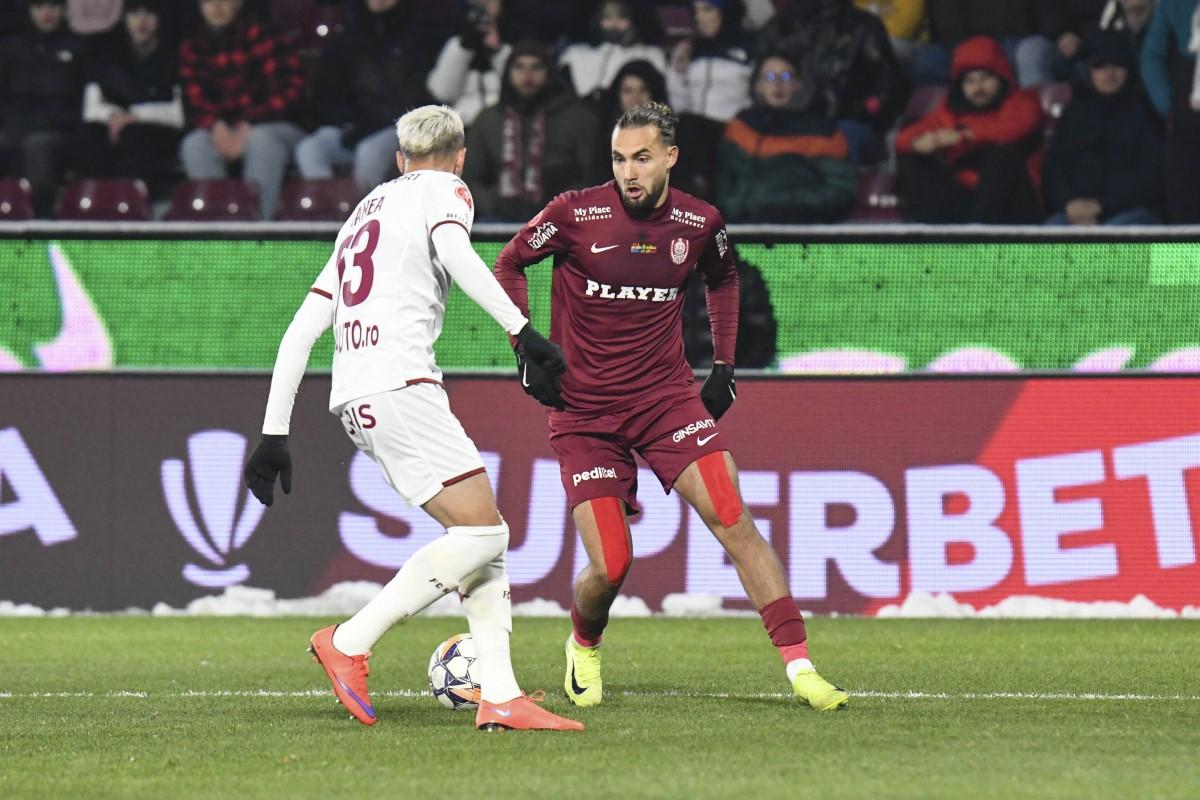 CFR Cluj - Rapid 1-1 în etapa 17 din Superligă