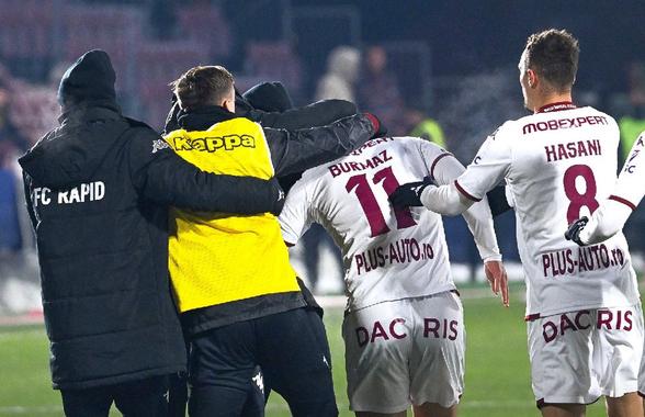 Eroul Rapidului cu CFR Cluj a numit principalul obstacol din Gruia: „Nu ne-a permis să jucăm mai mult”