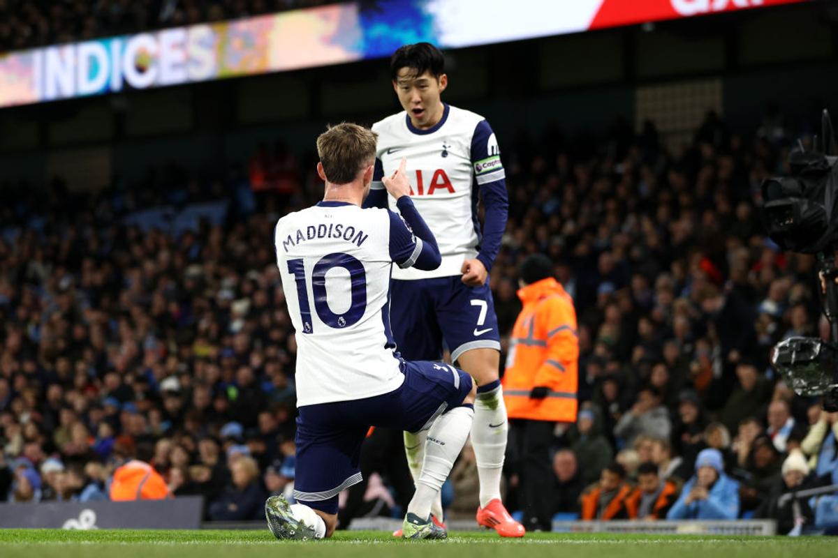 Manchester City - Tottenham 0-4 » Echipa lui Radu Drăgușin s-a impus categoric pe Etihad și i-a provocat campioanei Angliei a 3-a înfrângere consecutivă în Premier League