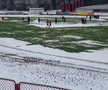 Start amânat cu o oră în Liga 2, la Reșița! Ultrașii au pus și ei mâna pe lopeți. Detalii și imagini de la stadion