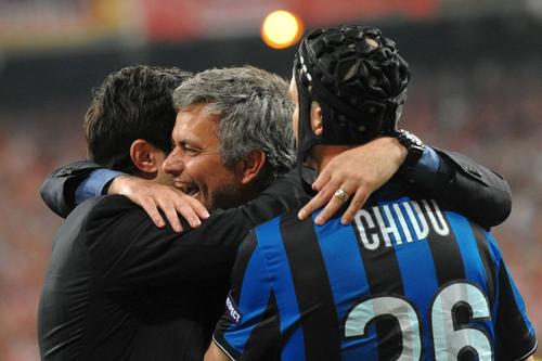 Cristi Chivu și Jose Mourinho au luat Liga Campionilor împreună, în 2010 / Foto: Imago