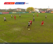 Gazonul de la CS Afumați - Sepsi / foto: capturi Prima Sport