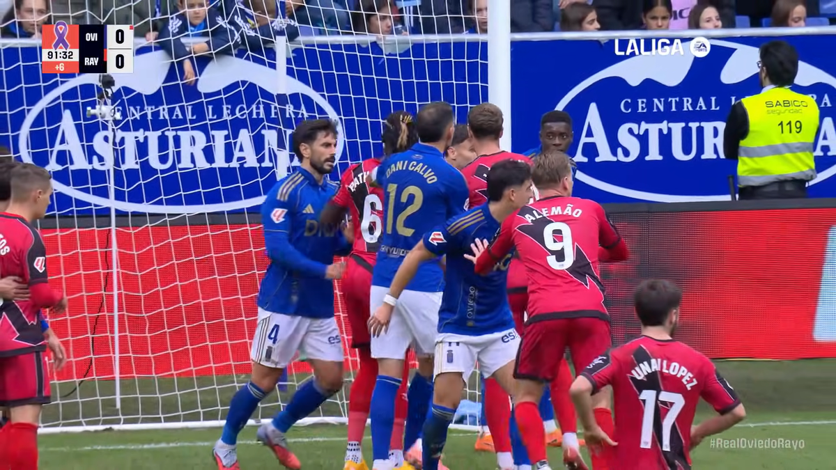 Andrei Rațiu, moment tensionat în Oviedo - Vallecano