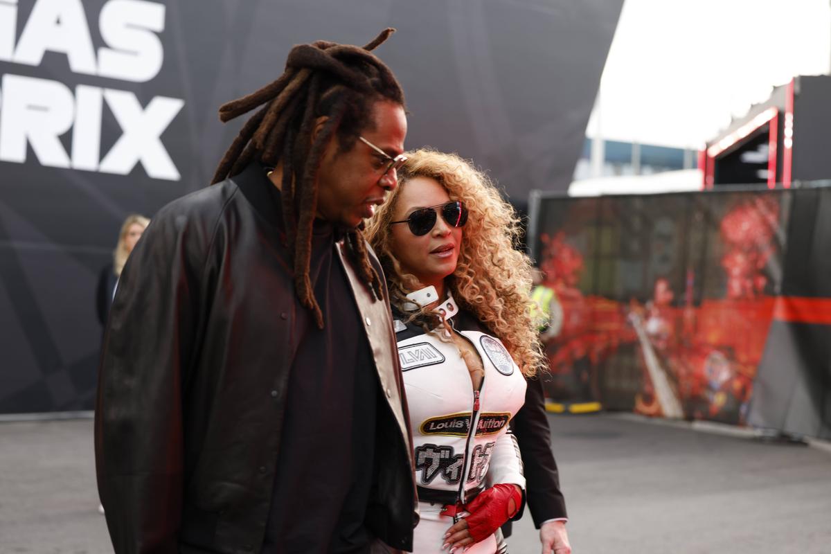 Beyonce a încins atmosfera în paddock. Vestimentație inedită