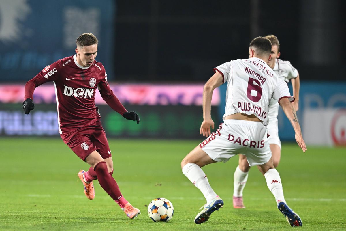 CFR Cluj - Rapid, etapa 17 din Superliga