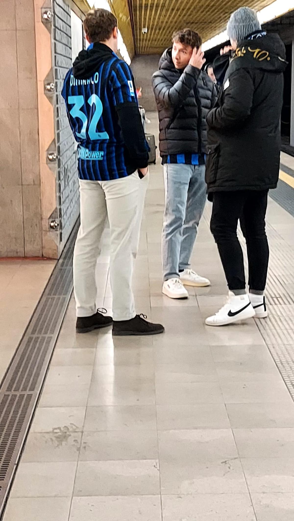 Imagini din Milano înainte de Inter - AC Milan
