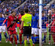 Andrei Rațiu, moment tensionat în Oviedo - Vallecano // FOTO: captură Digi Sport