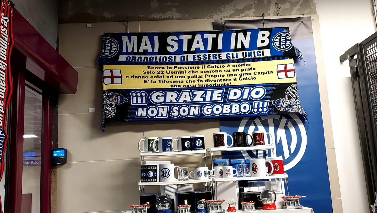 Imagini din Milano înainte de Inter - AC Milan