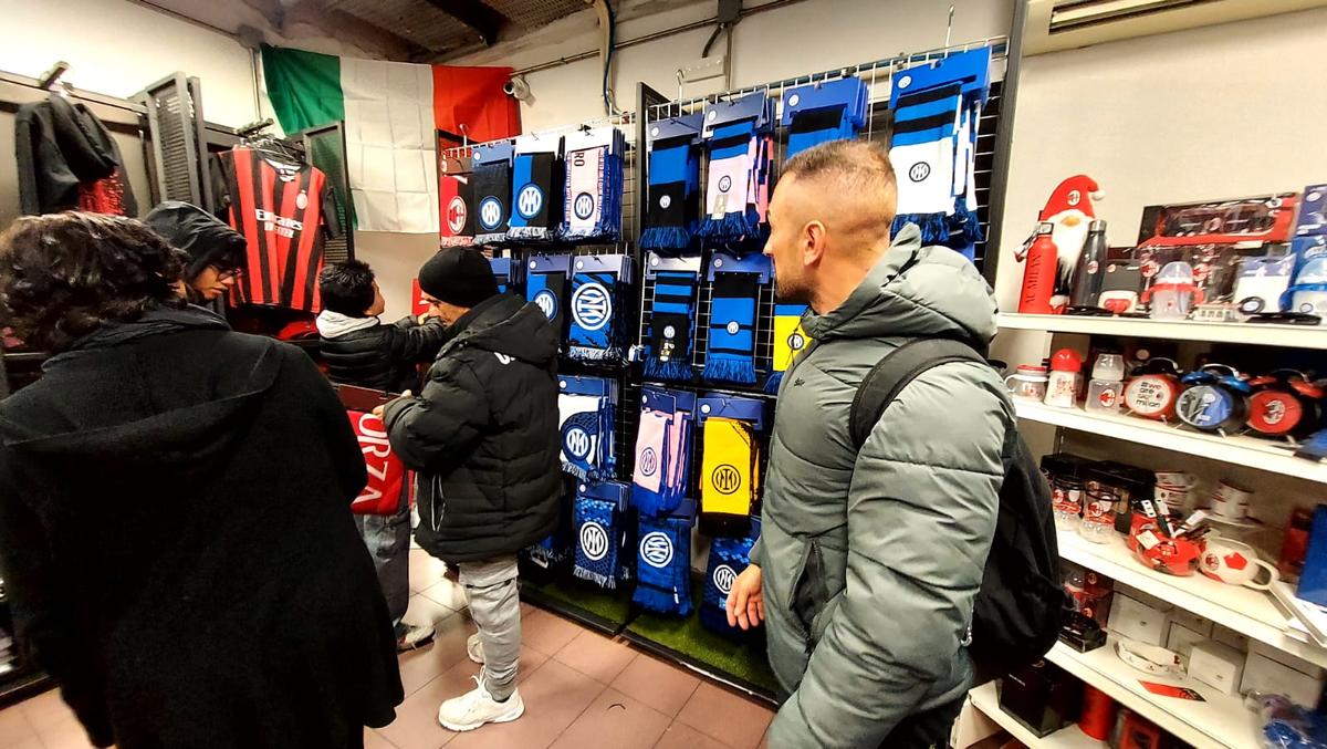 Imagini din Milano înainte de Inter - AC Milan