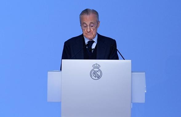 Florentino Perez, conferință-eveniment de la Madrid: „Îmi pare rău să vă anunț asta!” + Ce a spus despre venirea lui Mourinho