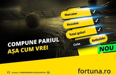Câte pariuri din meci pui pe 1 bilet la Fortuna? Câte vrei