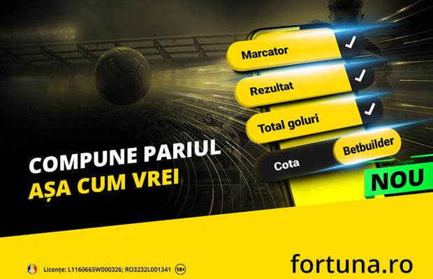 Câte pariuri din meci pui pe 1 bilet la Fortuna? Câte vrei