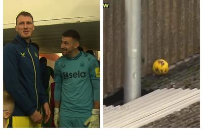 Momente penibile înaintea și în timpul meciului, pe cel mai urât stadion din istoria Premier League! Mingea s-a pierdut într-o gaură imensă