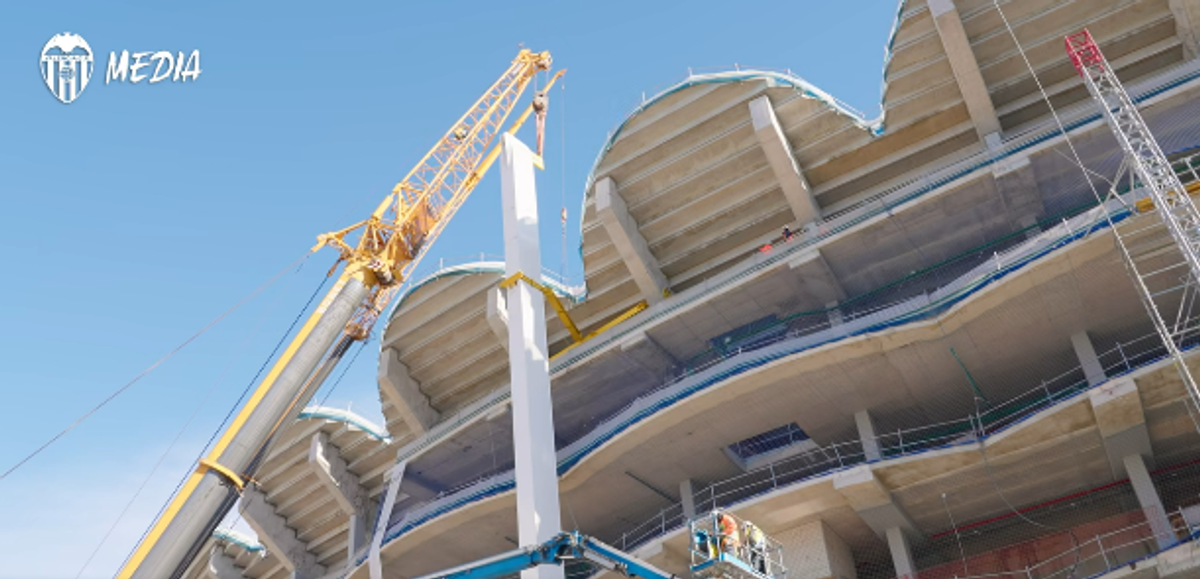 „Nou Mestalla”, stadiul lucrărilor