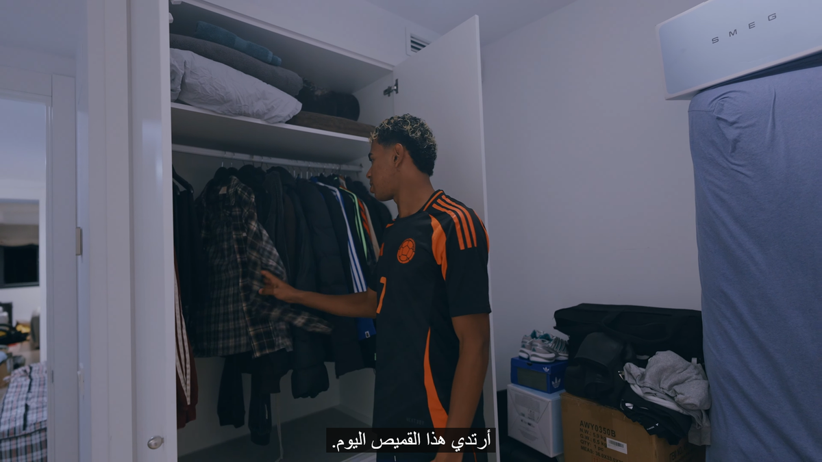 Lamine Yamal a făcut turul apartamentului