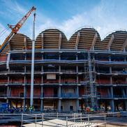 Stadiul lucrărilor la „Nou Mestalla”, decembrie 2025 / foto: captură Facebook Valencia CF