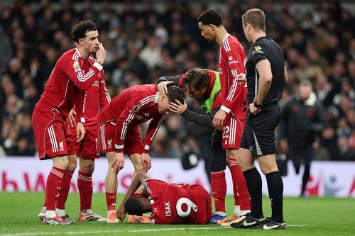 Alexander Isak, atacantul lui Liverpool, va lipsi aproximativ două luni/ FOTO Guliver/GettyImages