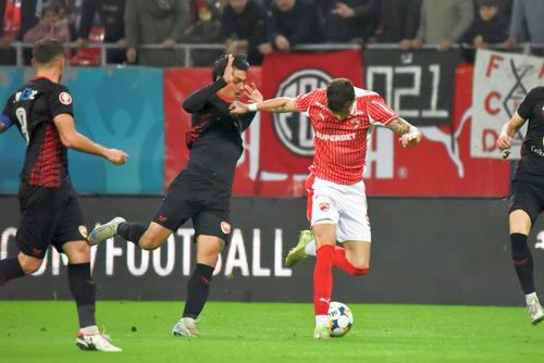 Balint Szabo, în meciul cu Dinamo, ultimul în care a fost titular în Superliga pentru ciucani/ foto: Facebook @Csikszereda