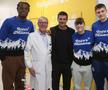 Cristi Chivu, Javier Zanetti, Denzel Dumfries și Pio Esposito, în vizită la copiii din Spitalul San Raffaele