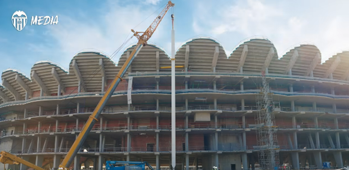 „Nou Mestalla”, stadiul lucrărilor