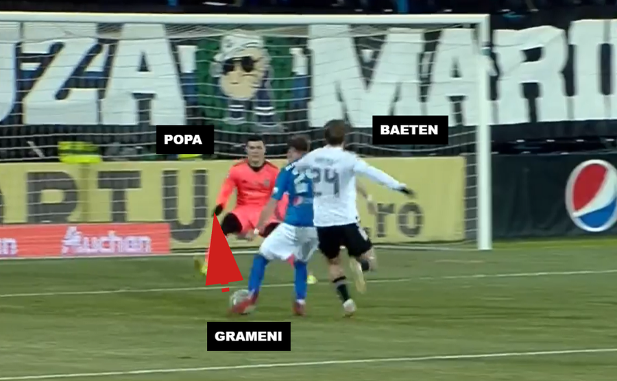 Reflexul lui Popa îi salvează pe olteni Atacul începutului de an în Liga 1 » Cum a zdruncinat-o Hagi pe FCU Craiova
