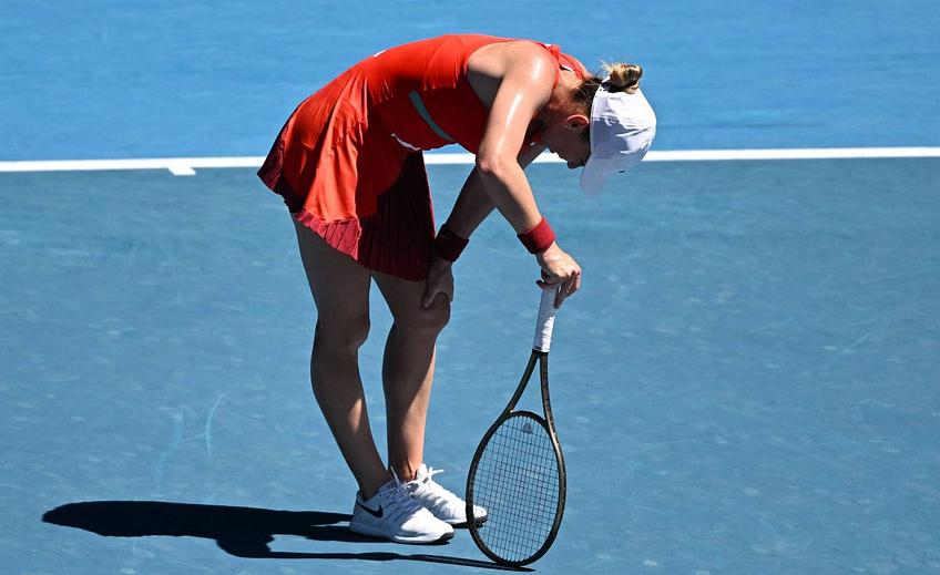 Simona Halep ((30 de ani, locul 15 WTA) luptă pentru al treilea sfert de finală consecutiv la Australian Open, foto: Imago