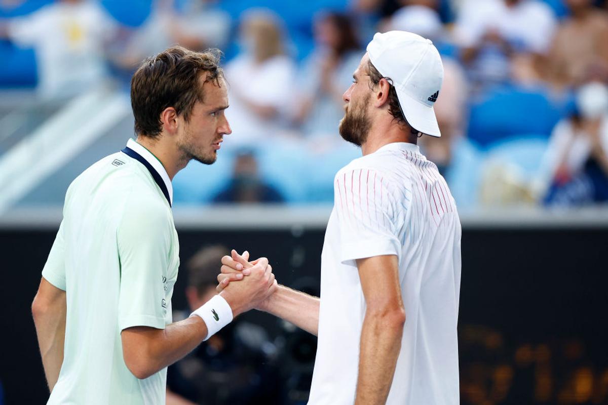 Daniil Medvedev - Maxime Cressy / FOTO: GettyImages