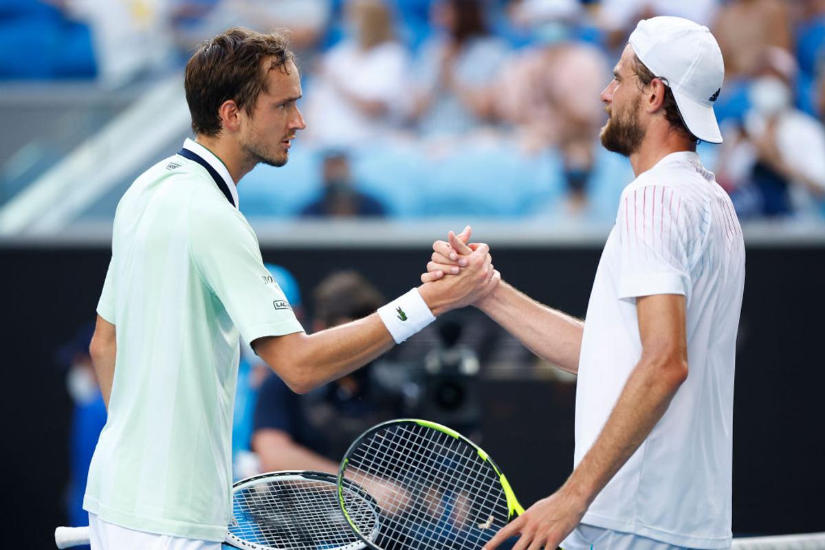 Daniil Medvedev - Maxime Cressy / FOTO: GettyImages