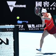 Simona Halep - Alize Cornet, Australian Open 2022, foto: Imago