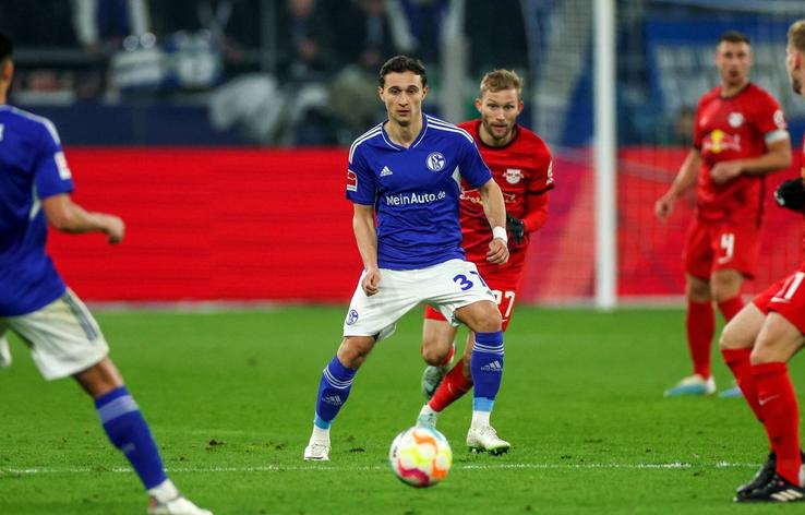 Andreas Ivan, în Schalke - Leipzig 1-6 / Sursă foto: Imago Images
