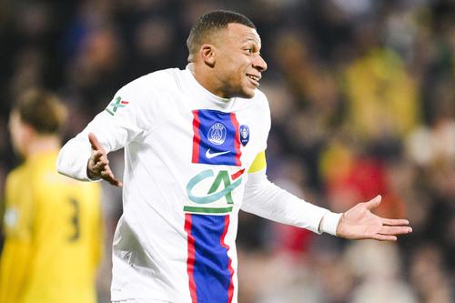 Kylian Mbappe, PSG, în meciul cu Pays de Cassel // foto: Imago Images