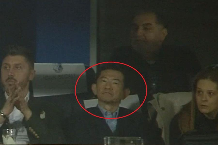 Ambasadorul Japoniei la București, Excelența Sa Hiroshi Ueda / Captură Orange Sport Invitatul-surpriză de la derby-ul Farul - CFR Cluj: „A fost visul meu să-l întâlnesc”
