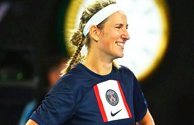 De ce poartă Victoria Azarenka tricoul cu PSG la Australian Open: „E visul fiului meu!”