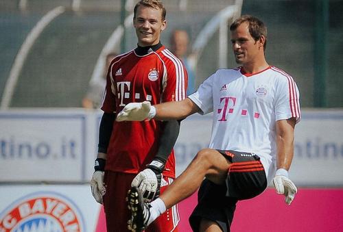 Manuel Neuer și Toni Tapalovic/ foto: Instagram @manuelneuer