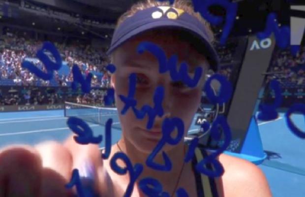Mesajul scris pe cameră de Dayana Yastremska, ucraineanca ajunsă în semifinalele Australian Open
