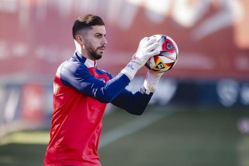 Horațiu Moldovan, miercuri, la primul antrenament cu Atletico Madrid Foto: Twitter Atletico