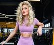 Iuliana Pepene, cea mai sexy prezentatoare de știri din România, se „luptă” cu greutățile în sala de forță