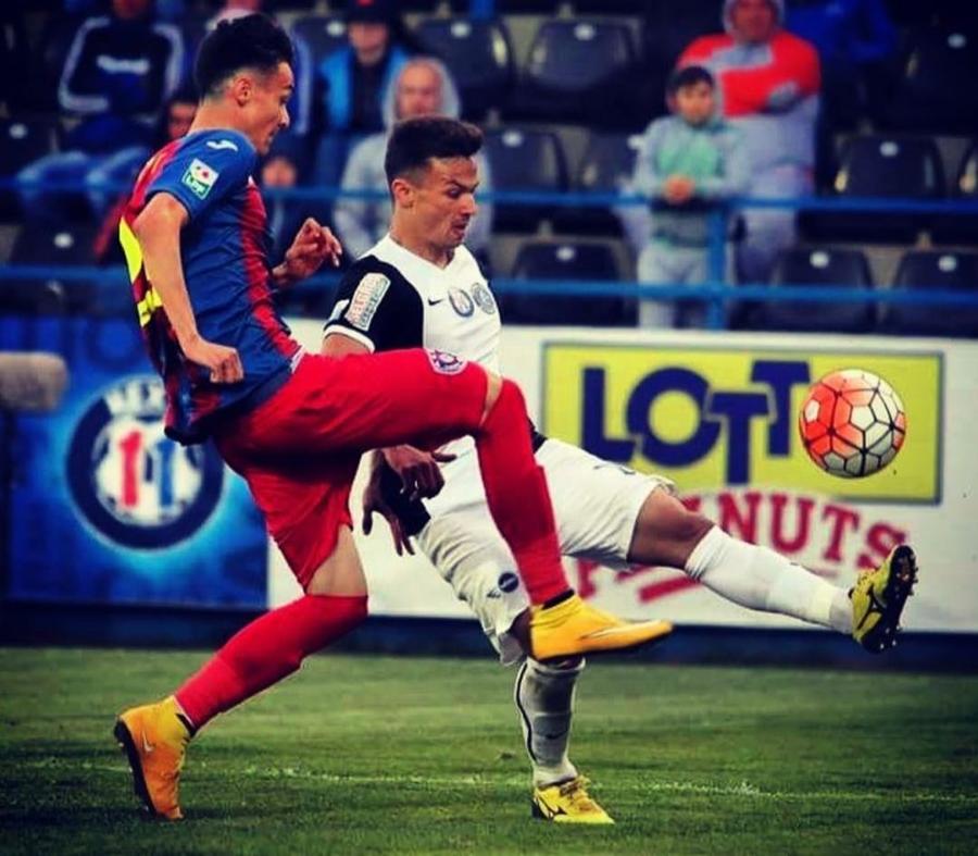 Debutul lui Adrian Șut în Liga 1. Foto: Instagram @sutadrian Ce a făcut Adrian Șut când s-a întâlnit prima oară față în față cu Gigi Becali: „Nici nu puteam să vorbesc. Era ciudat, mi-era rușine, tot nu-mi venea să cred”