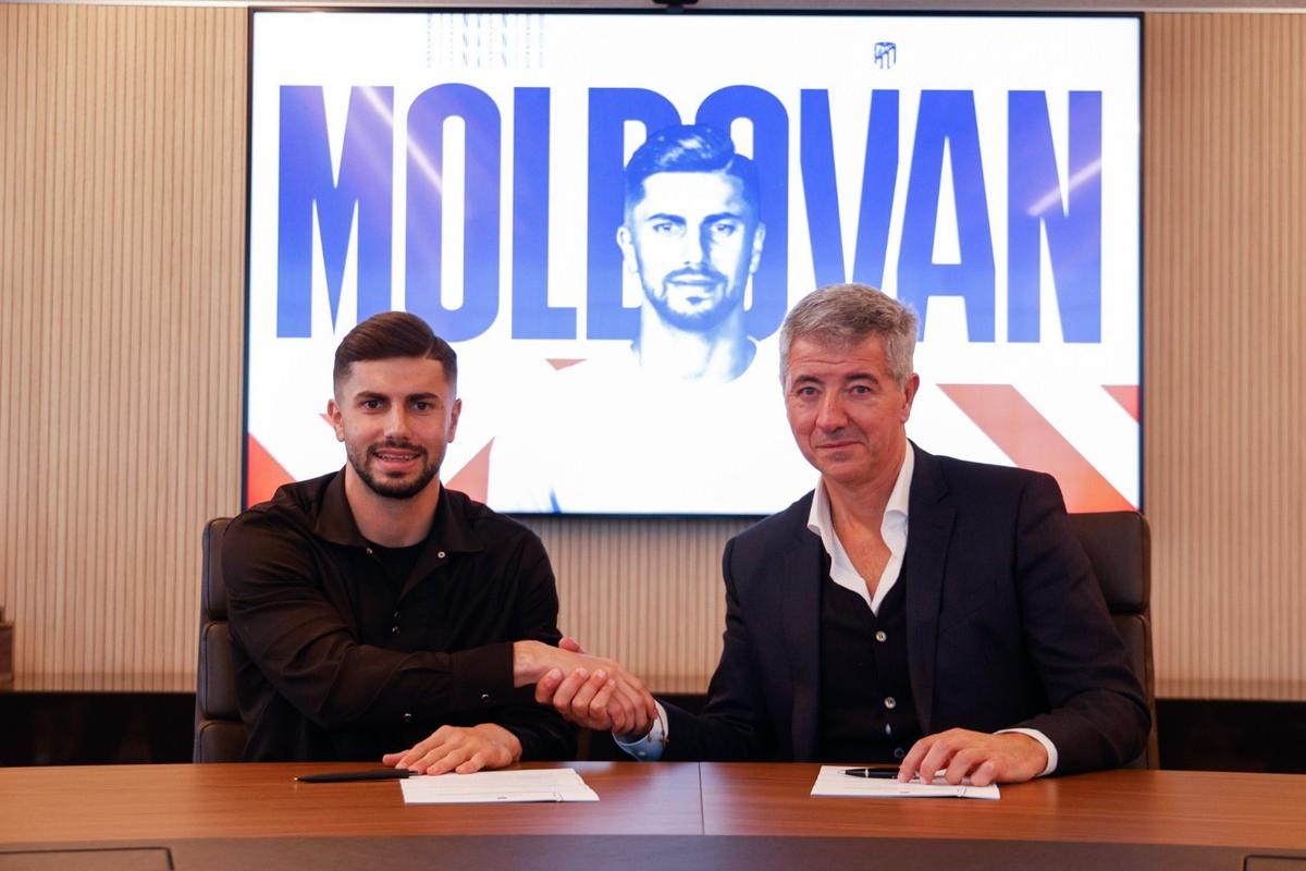 Horațiu Moldovan, prezentat în stil mare la Atletico, alături de legende și zeci de jurnaliști » Cum i s-a adresat lui Oblak: „Dânsul e idolul meu!” + ce i-a transmis Simeone