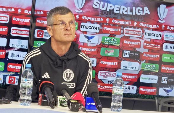 Recital Sabău la interviu: „Vreau să-mi felicit echipa de suflet, Dinamo”. S-a corectat ulterior, a cerut investiții la Cluj și a râs de Șumudică: „Da, am mari emoții”