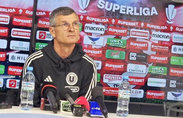 Recital Sabău la interviu: „Vreau să-mi felicit echipa de suflet, Dinamo”. S-a corectat ulterior, a cerut investiții la Cluj și a râs de Șumudică: „Da, am mari emoții”