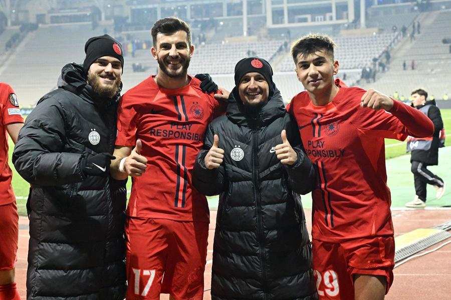 FCSB a obținut o victorie mare în Azerbaidjan . Foto: Sportpictures Ce NU SE ȘTIA despre meciul cu United